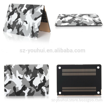 Manufactory UV Printing Matte Hard Case Camouflage Pattern Cover for Macbook Cover Case